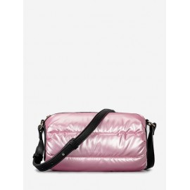 Women's Daily Fashion Padded Quilted Puffer Design Pillow Shape Crossbody Bag