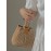Women's Vacation Small O Ring Straw Handbag Chain Shoulder Bag