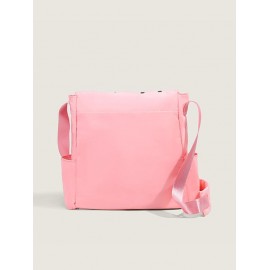 Women's Streetwear Graffiti Letters High Capacity Crossbody Message Bag