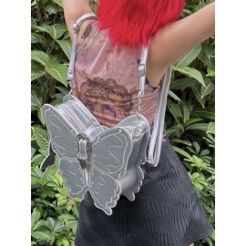 Creative Butterfly Shape Buckle Design Backpack