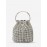Women's Party Evening Bling Bling Rhinestone Toggle Drawstring Crossbody Bucket Bag