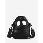 Unisex Halloween Ghost Pattern PU Crossbody Bag