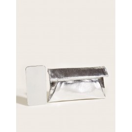 Women's Fashion Daily Evening Metallic Envelope Clutch Bag Crossbody Bag