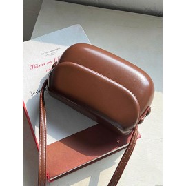 Women's Daily Solid Color Flap Puffer Saddle Crossbody Bag
