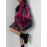 Women's Y2K Statement Oversized Heart Shaped Faux Fur Fluffy Crossbody Shoulder Bag