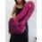 Women's Y2K Statement Oversized Heart Shaped Faux Fur Fluffy Crossbody Shoulder Bag