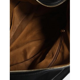 Women's Daily Solid Color Large Capacity Slouchy Shoulder Bag