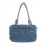 Women's Retro Metal Star Decorated Dual Handle Denim Shoulder Bag