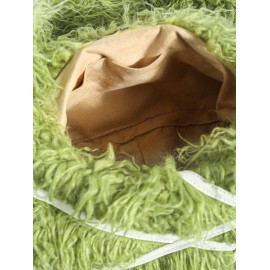 Women's Daily Streetwear Y2K Fluffy Fuzzy Furry Textured Faux Fur Large Capacity Crossbody Shoulder Bag