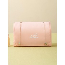 Women's Multi-functions Portable Outdoor Waterproof Letter Heart Print Detachable Travel Cosmetic Bag