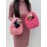 Women's Fashion Cute Style Daily Solid Candy Color Mini Fuzzy Fluffy Furry Textured Clutches Tote Bag