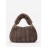Women's Winter Solid Color Fluffy Faux Fur Tote Bag
