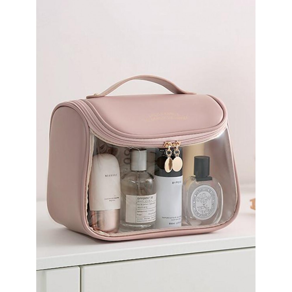 Transparent Large Capacity Portable Travel Make-up Storage Bag