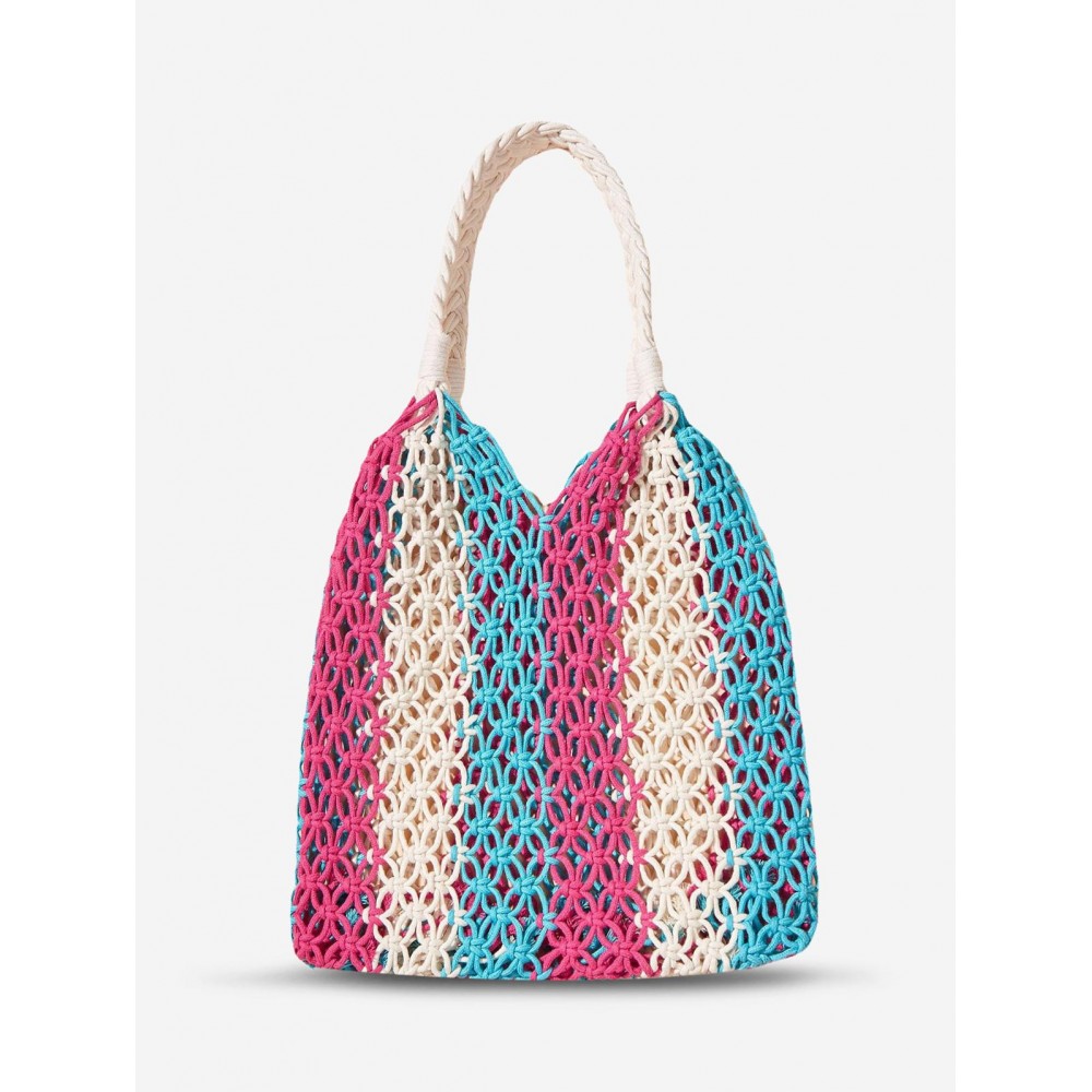 Macrame Woven Vacation Beach Handbag