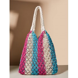 Macrame Woven Vacation Beach Handbag