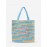 Women's Colorblock PARIS LONDON Letter Embroidered Raffia Straw Braided Beach Vacation Summer Tote Bag