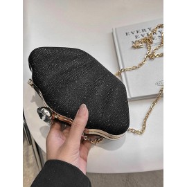 Glitter Shell Shaped Crossbody Bag