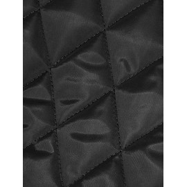 Women's Daily Solid Color Quilted Padded Puffer Design Ruched Strap Shoulder Bag