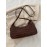 Embossed Buckle Shoulder Bag