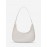 Women's Classic Minimalist Style Candy Color Half Moon Underarm Croissant Shoulder Bag
