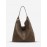 Women's Daily Casual Solid Color Slouchy Tote Shoulder Bag